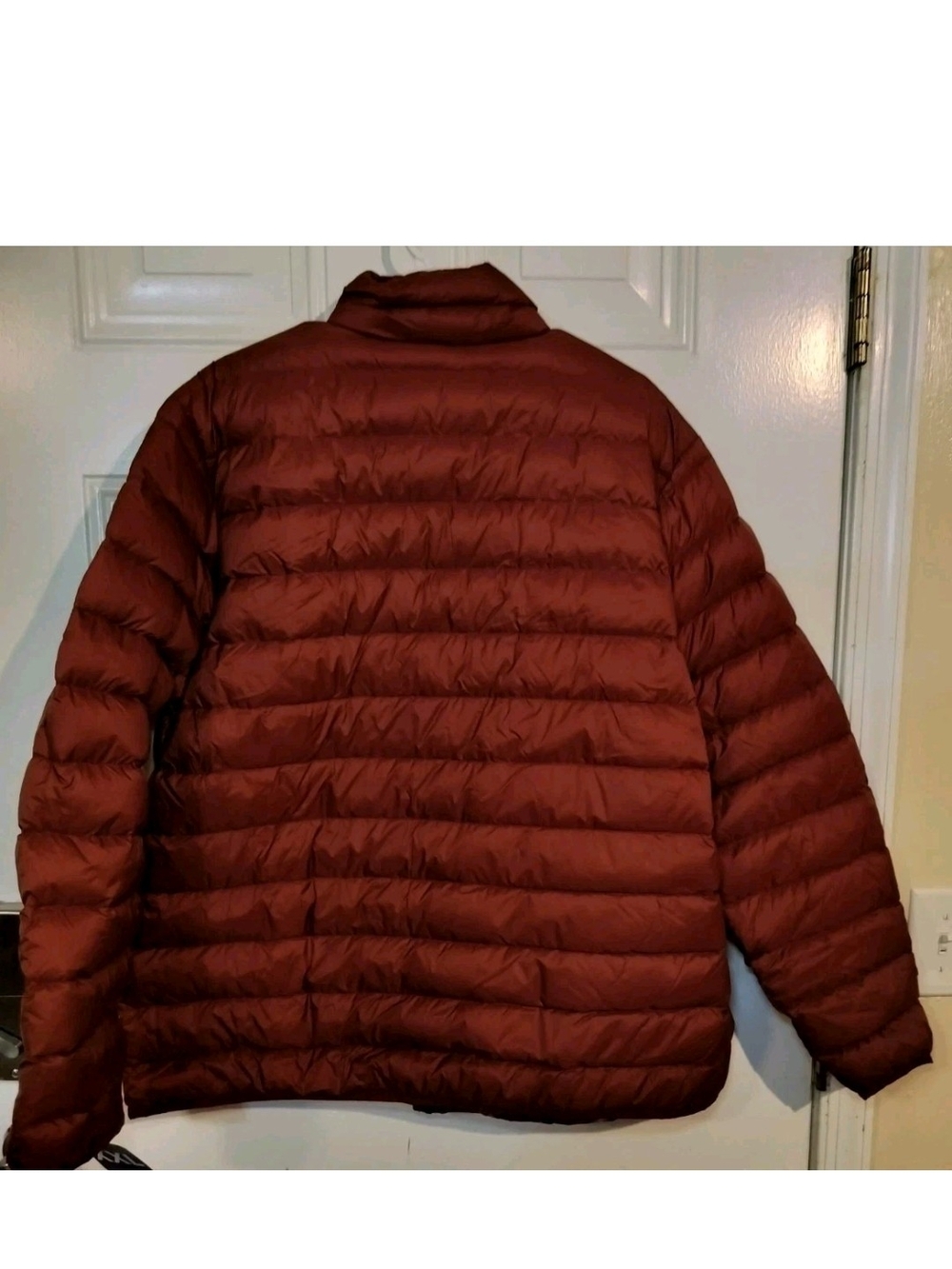 Eddie Bauer Men’s XXL Brown Packable Down Puffer Jacket 650 Fill NWT - Picture 3 of 8